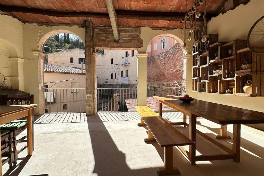 Habitacion L'Elefant En Casa Cami De Les Aiguees Monistrol De Montserrat Bagian luar foto