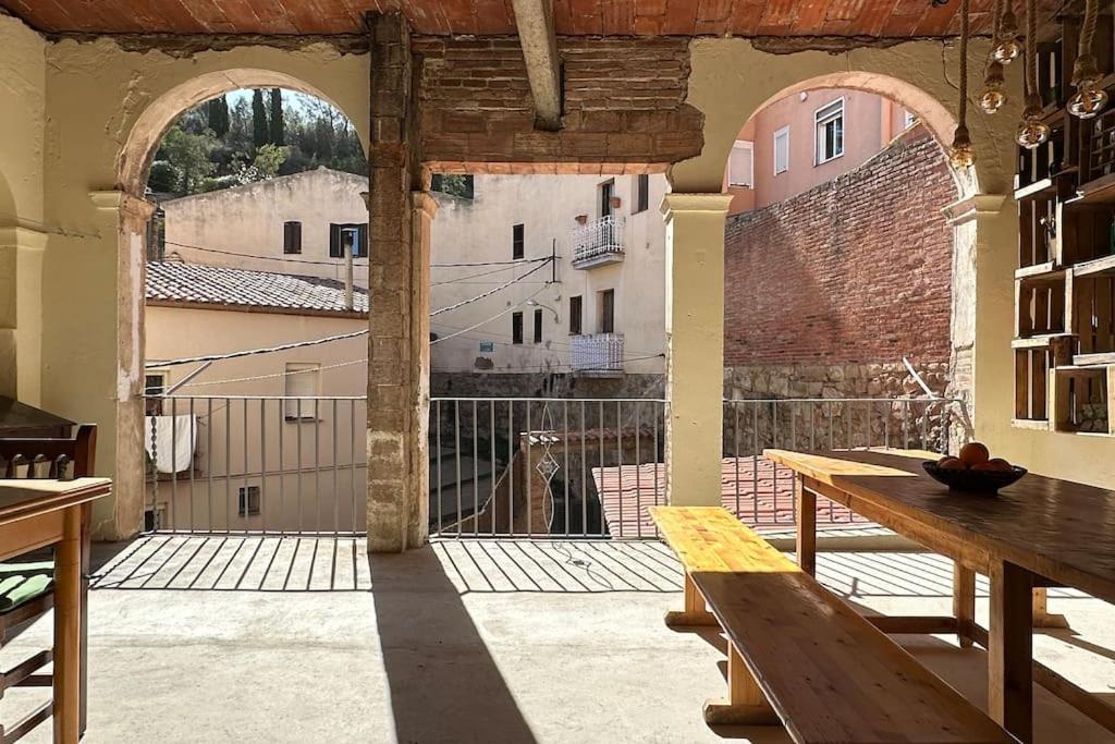 Habitacion L'Elefant En Casa Cami De Les Aiguees Monistrol De Montserrat Bagian luar foto